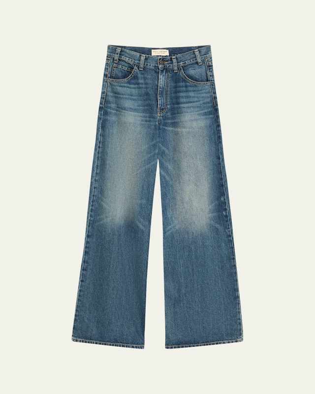 Salome Wide-Leg Simon Wash Jeans